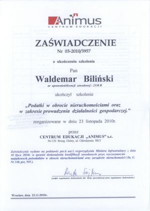 mgr inż. Waldemar Biliński