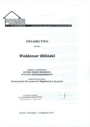 mgr inż. Waldemar Biliński